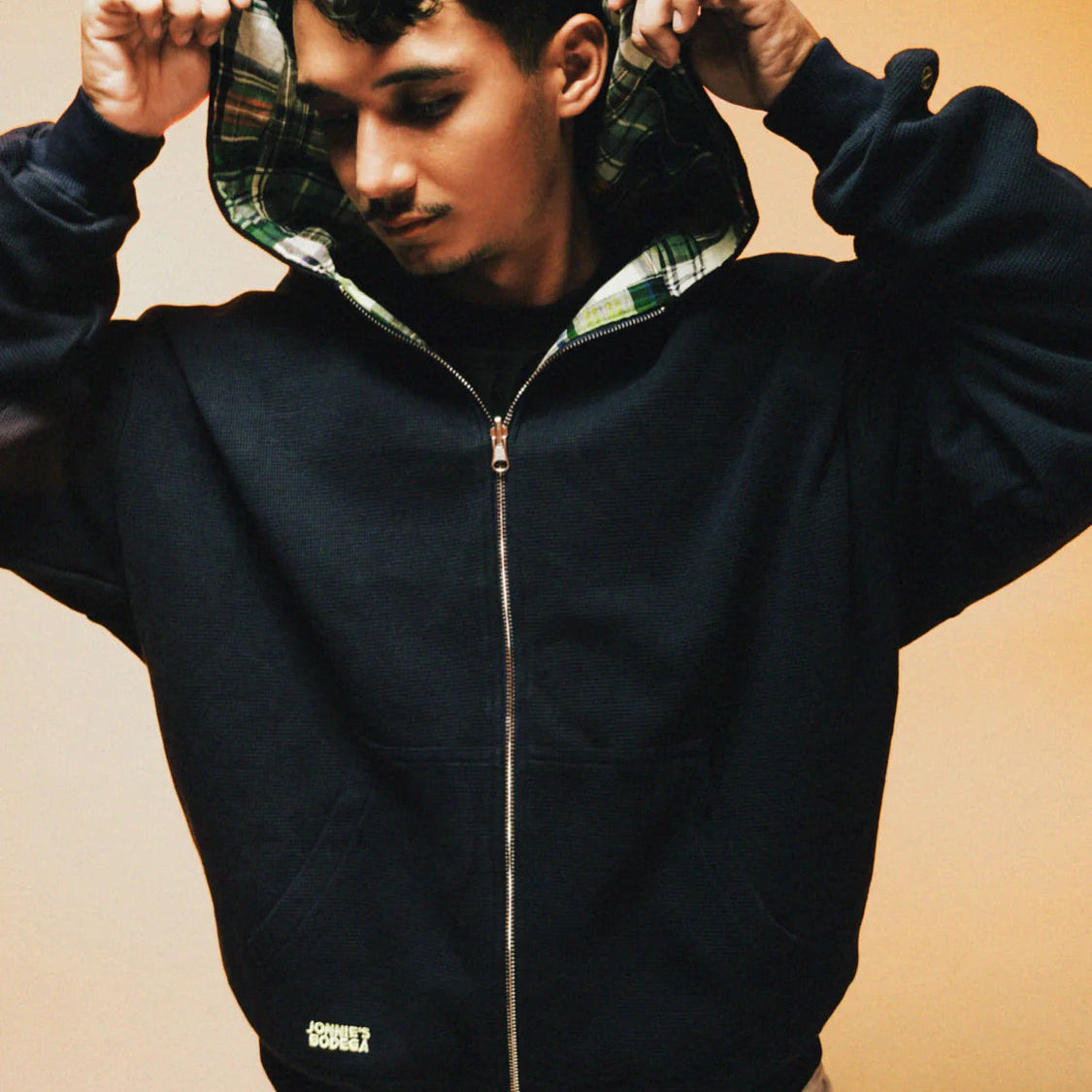 Waffle Knit Reversible Hoodie (Lesismor)