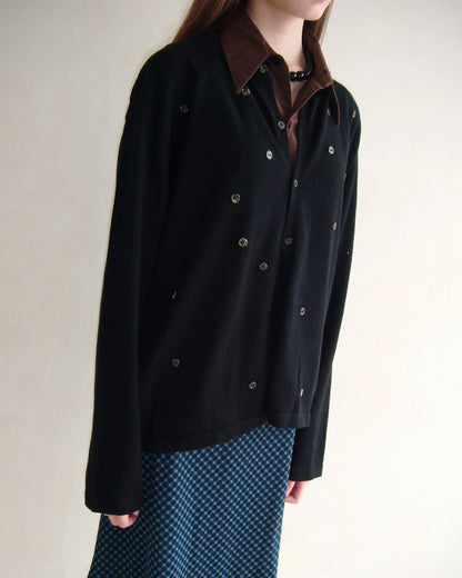 Multi Buttons Cardigan