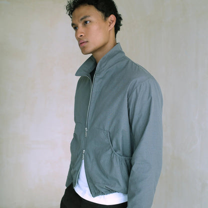 Ruched Pocket Easy Jacket