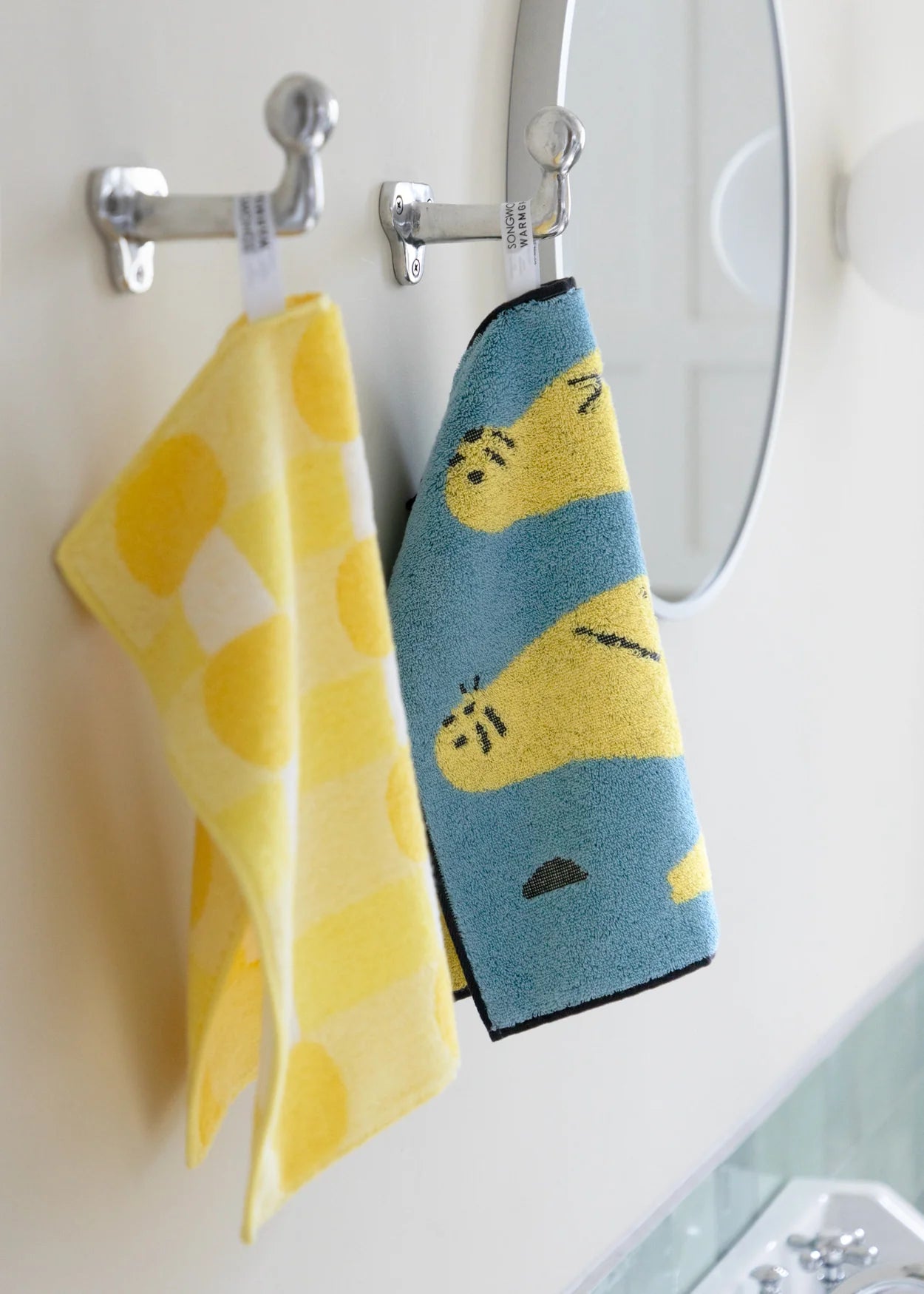 Seals Hand Towel - Blue