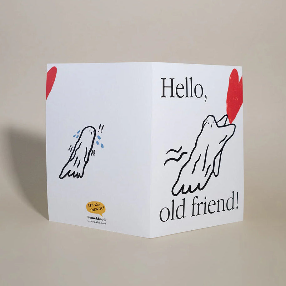 Card "Hello, old friend!"