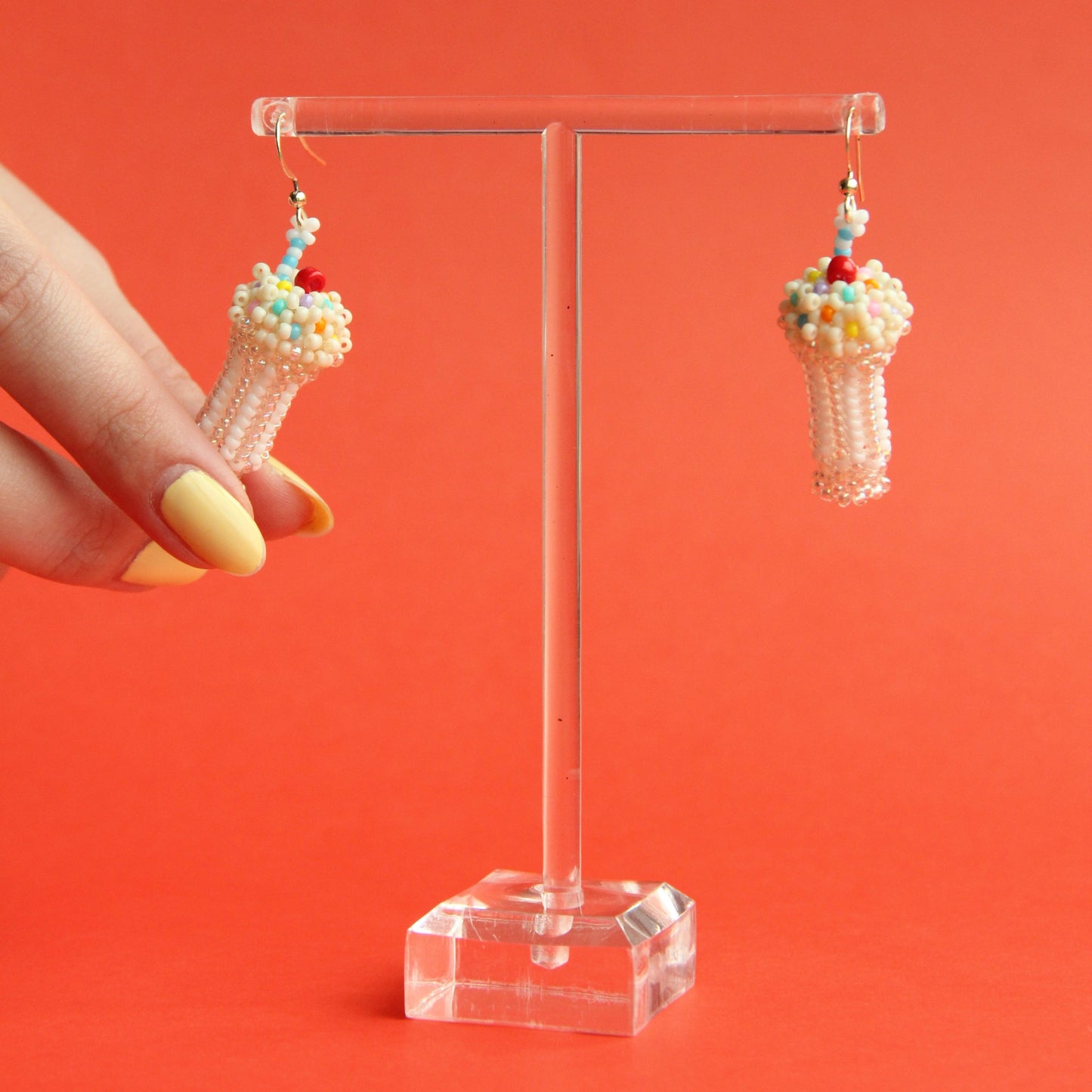 Vanilla Milkshake Earrings