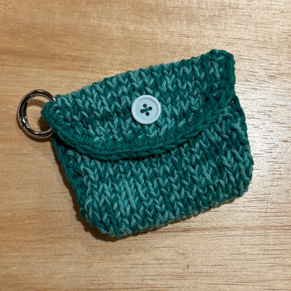 Zig Zag Button Coin Purse