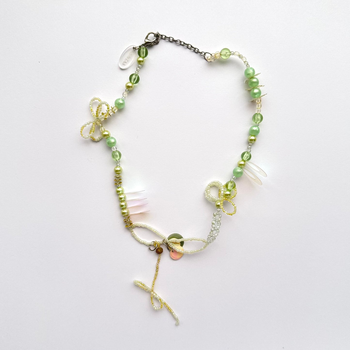 Twisty Green Necklace