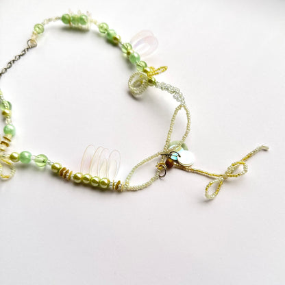 Twisty Green Necklace