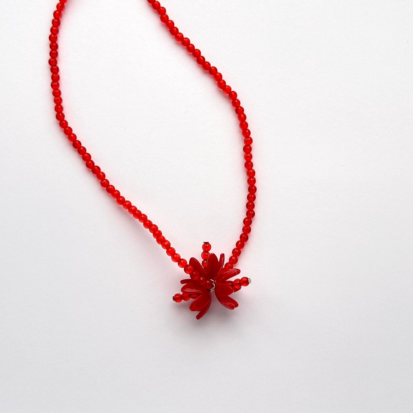 Poppy Red Necklace