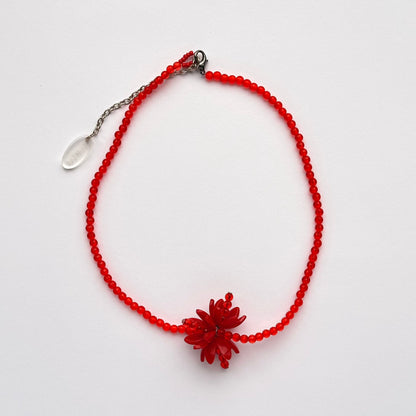 Poppy Red Necklace