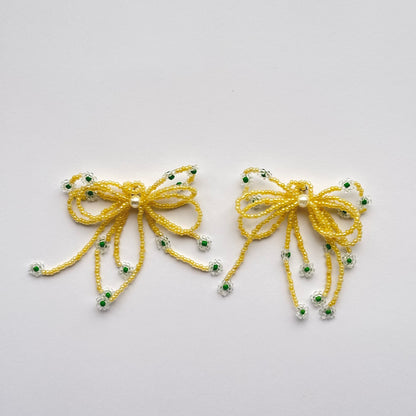 Ribbon Bouquet Earrings