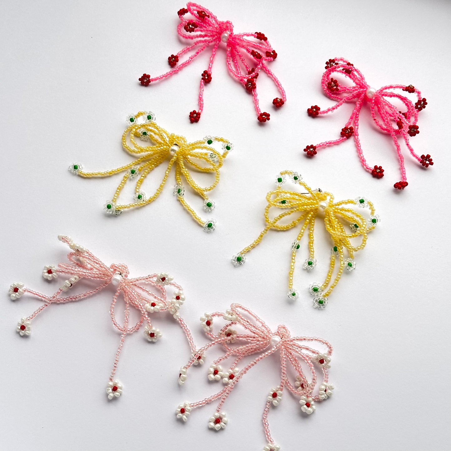 Ribbon Bouquet Earrings