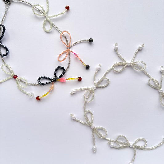Bow Bow Bow Necklace