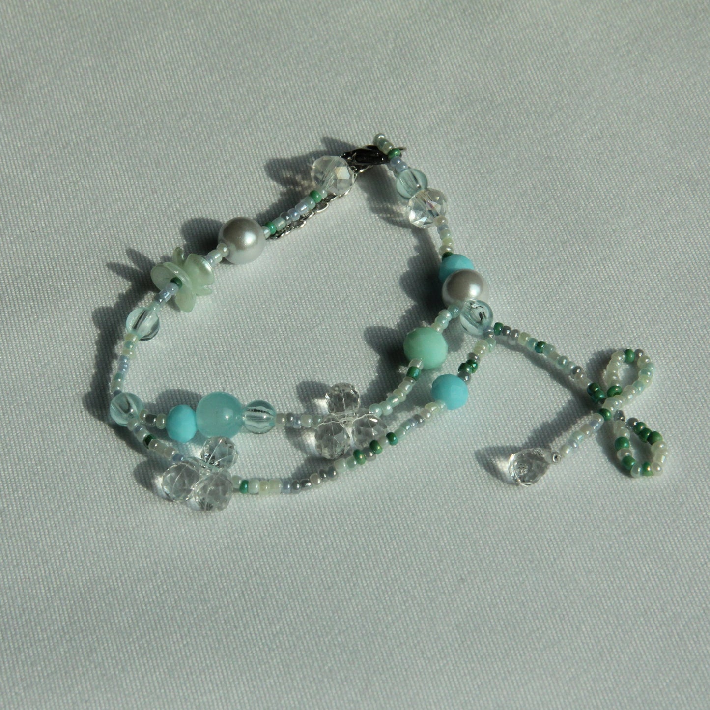 Dotted Blue & Green Bracelet