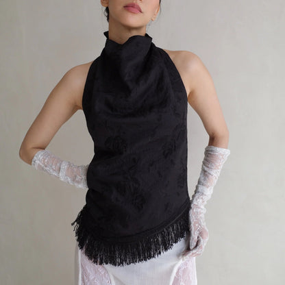 Patina Tassel Top