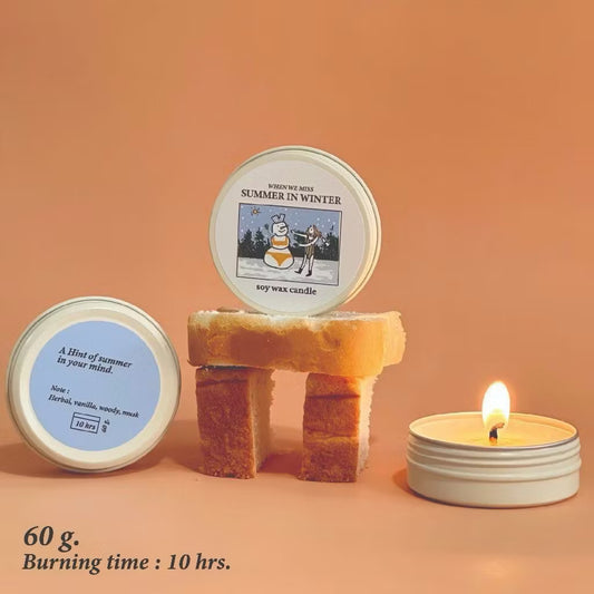 When We Miss Summer In Winter - Soy Candle (60g)