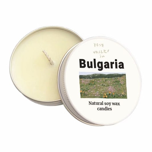 Rose Valley in Bulgaria - Soy Candle (60g)