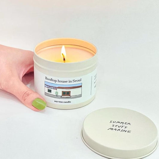 Rooftop House in Seoul - Soy Candle (180g)