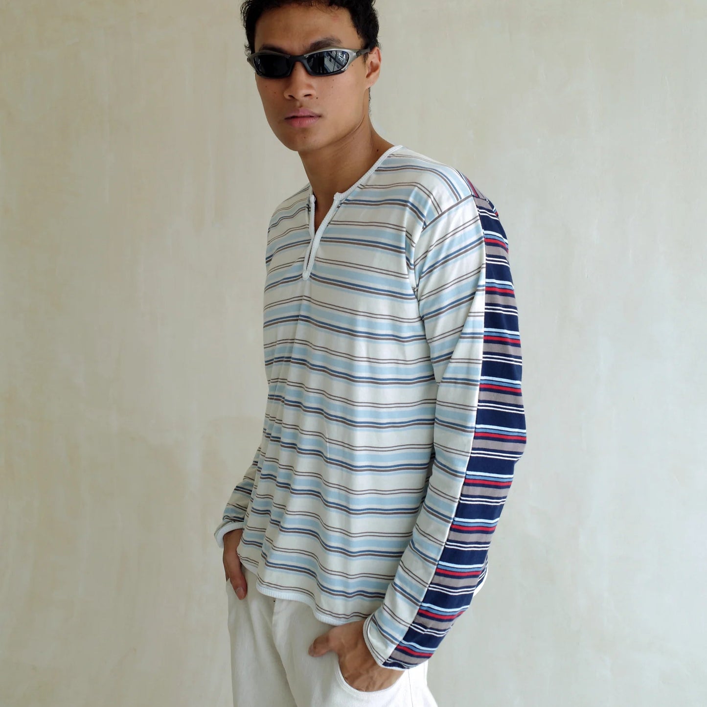 Jeremy Two-Tone Crewneck