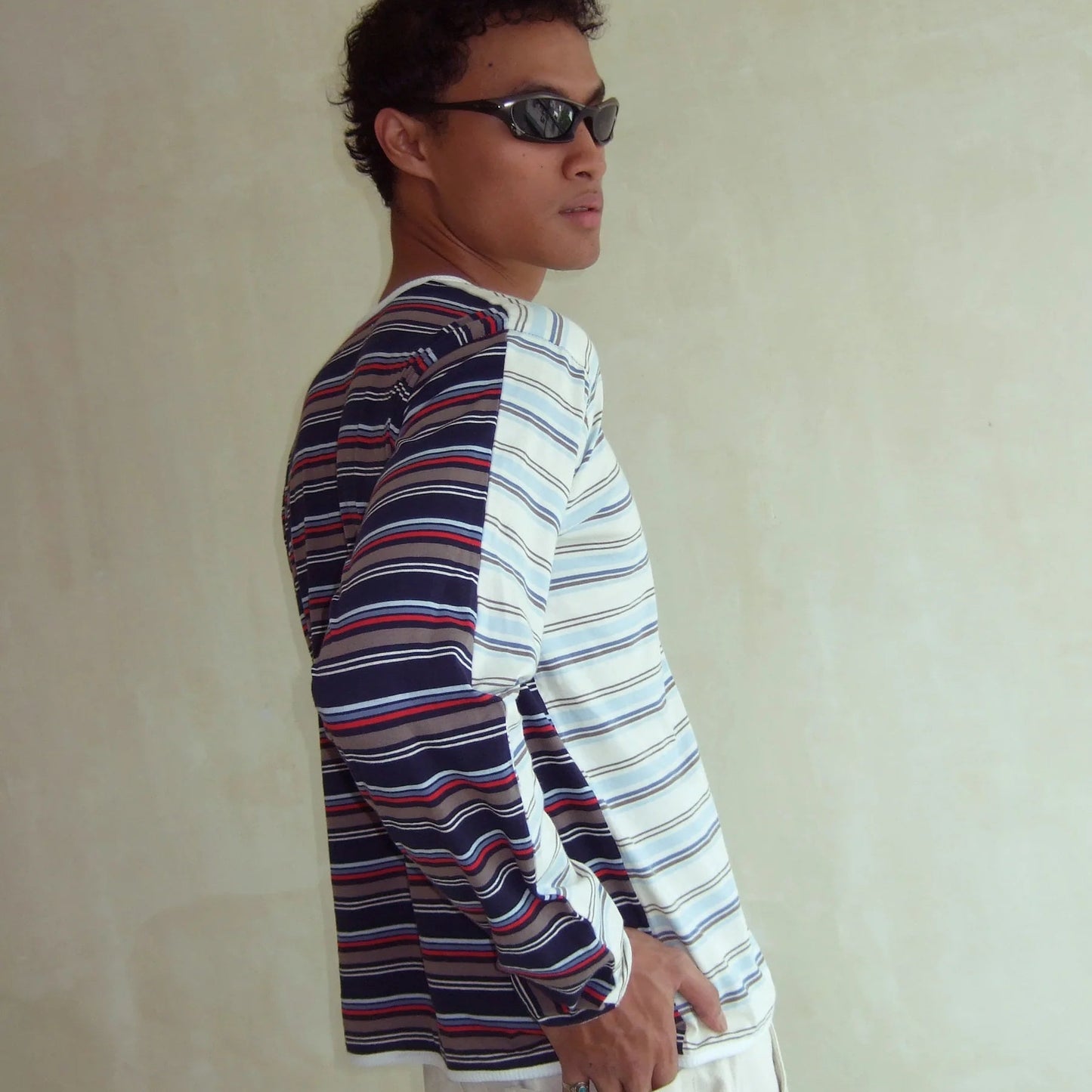 Jeremy Two-Tone Crewneck