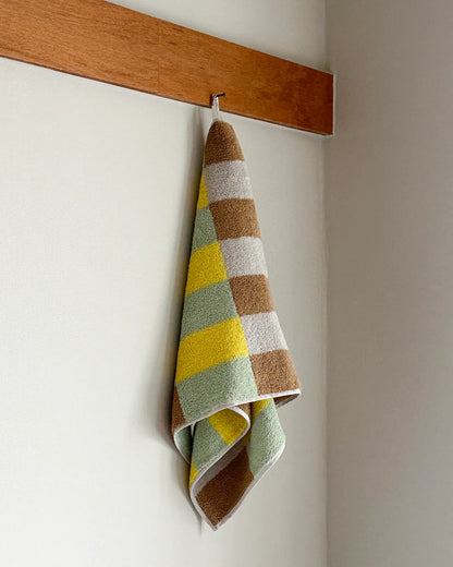 Check Towel - Sand Yellow