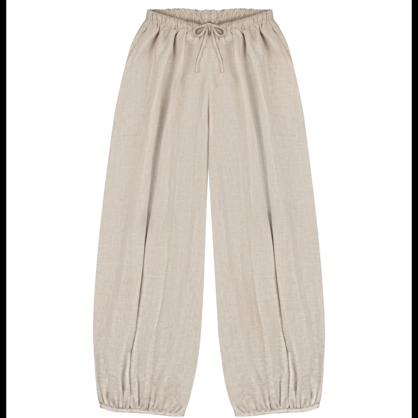 Leon Linen Trousers - Beige