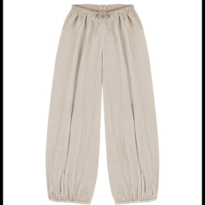 Leon Linen Trousers - Beige