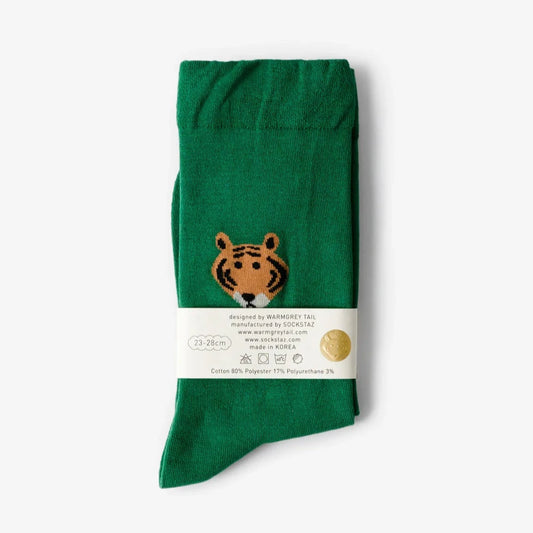 Meet Tiger Socks - Green