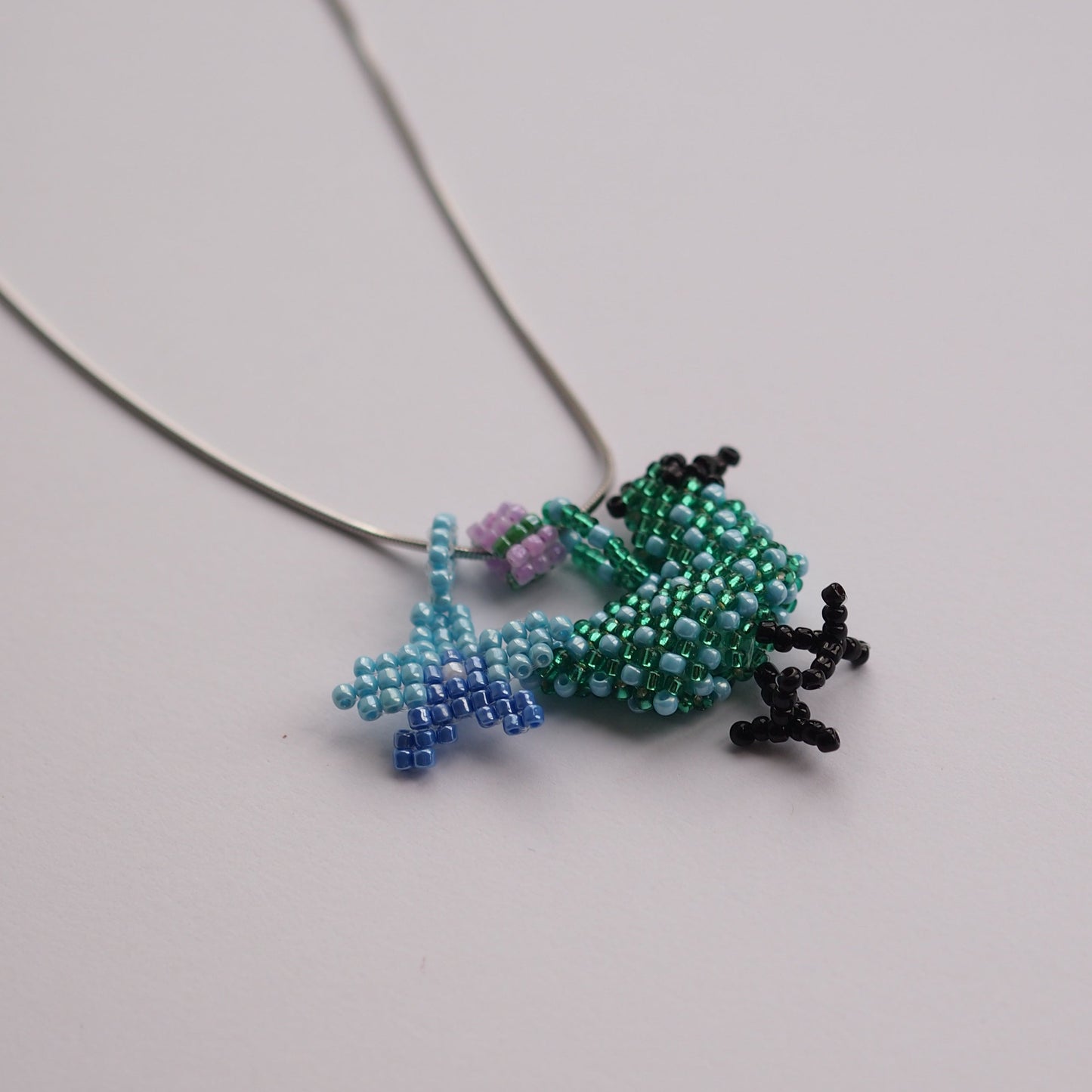Polka Dot Chicken Necklace