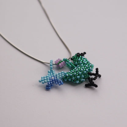 Polka Dot Chicken Necklace