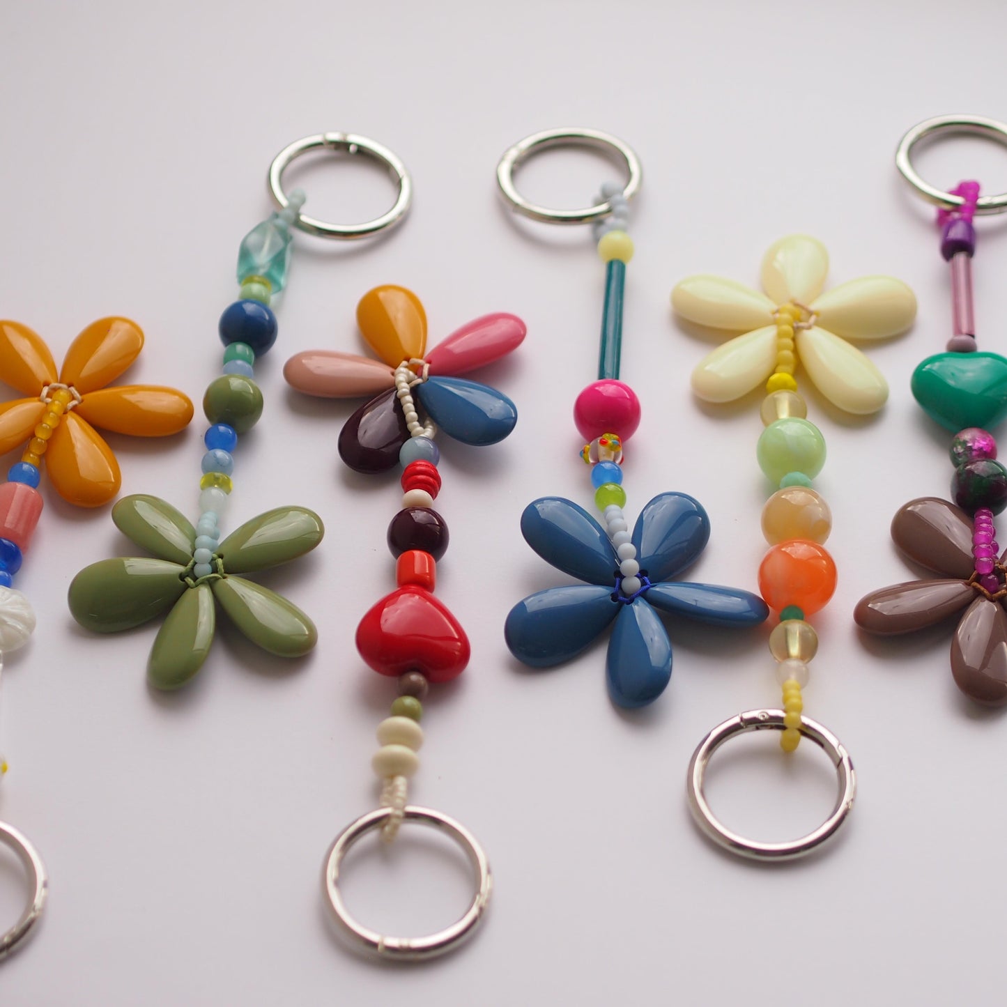 Flower Power Bag Charm