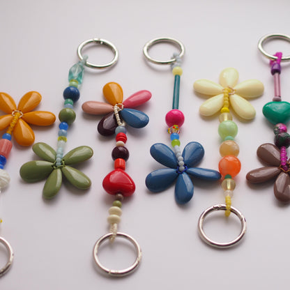 Flower Power Bag Charm