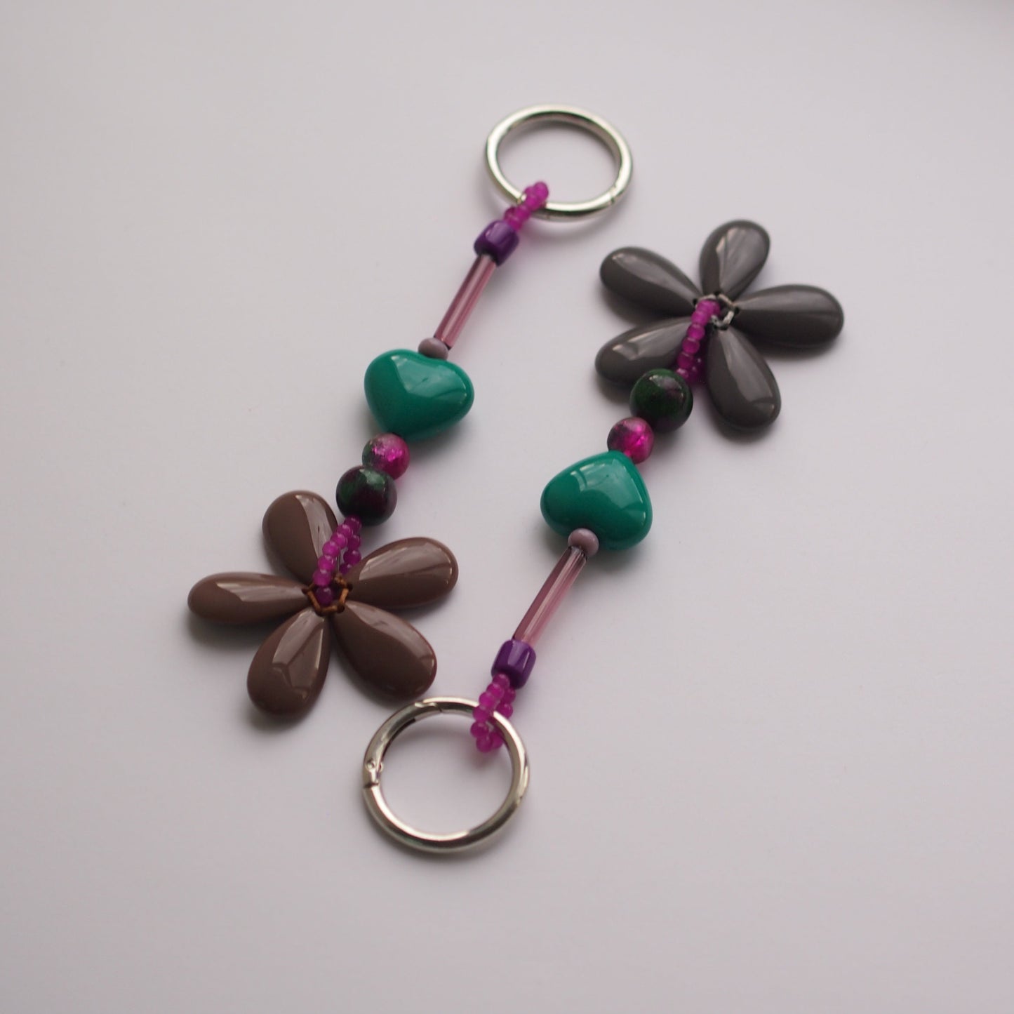 Flower Power Bag Charm