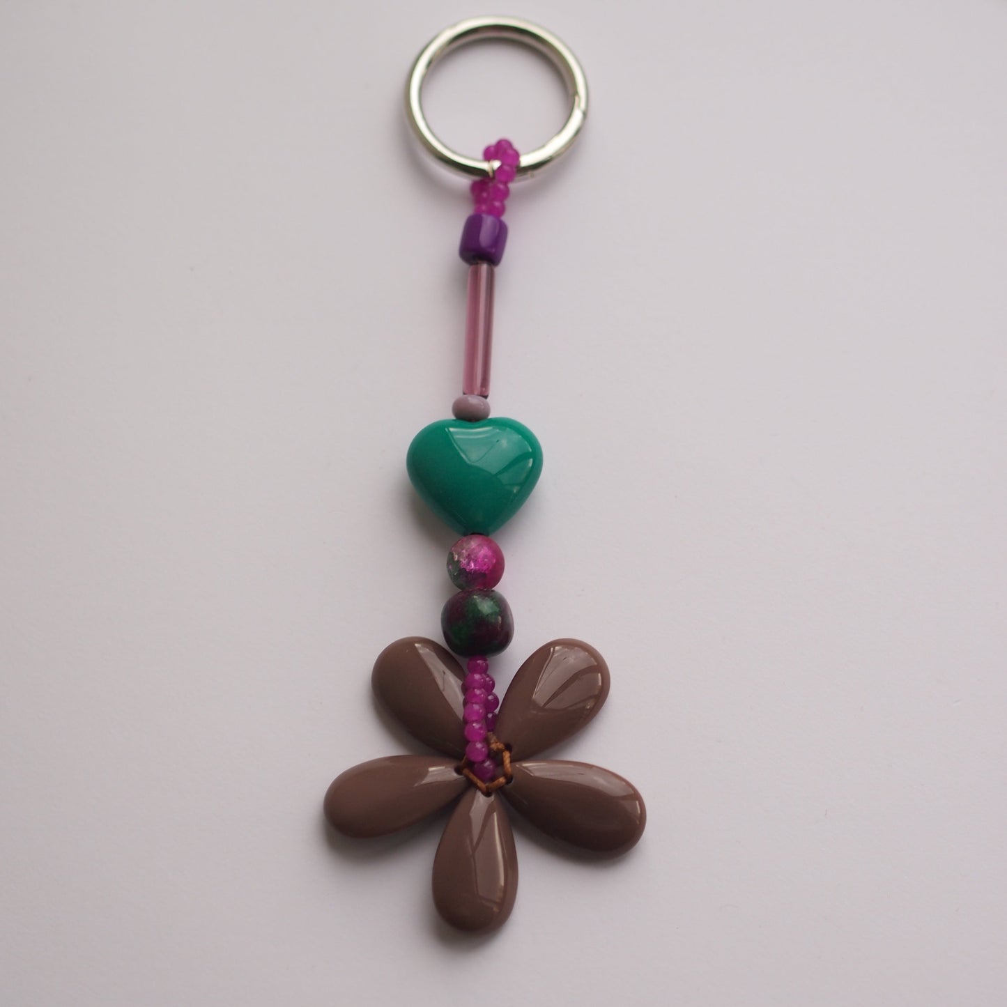 Flower Power Bag Charm