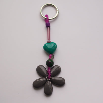 Flower Power Bag Charm