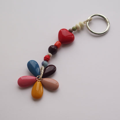 Flower Power Bag Charm