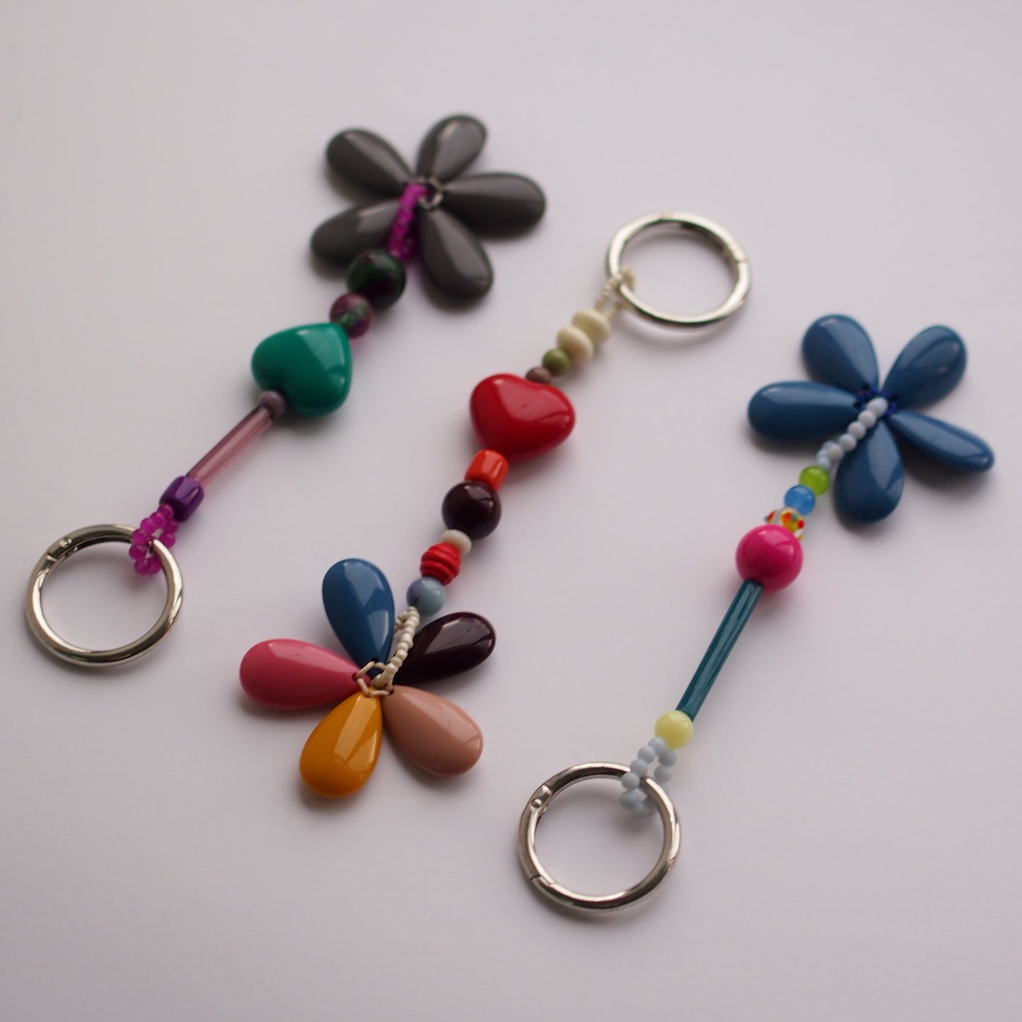 Flower Power Bag Charm