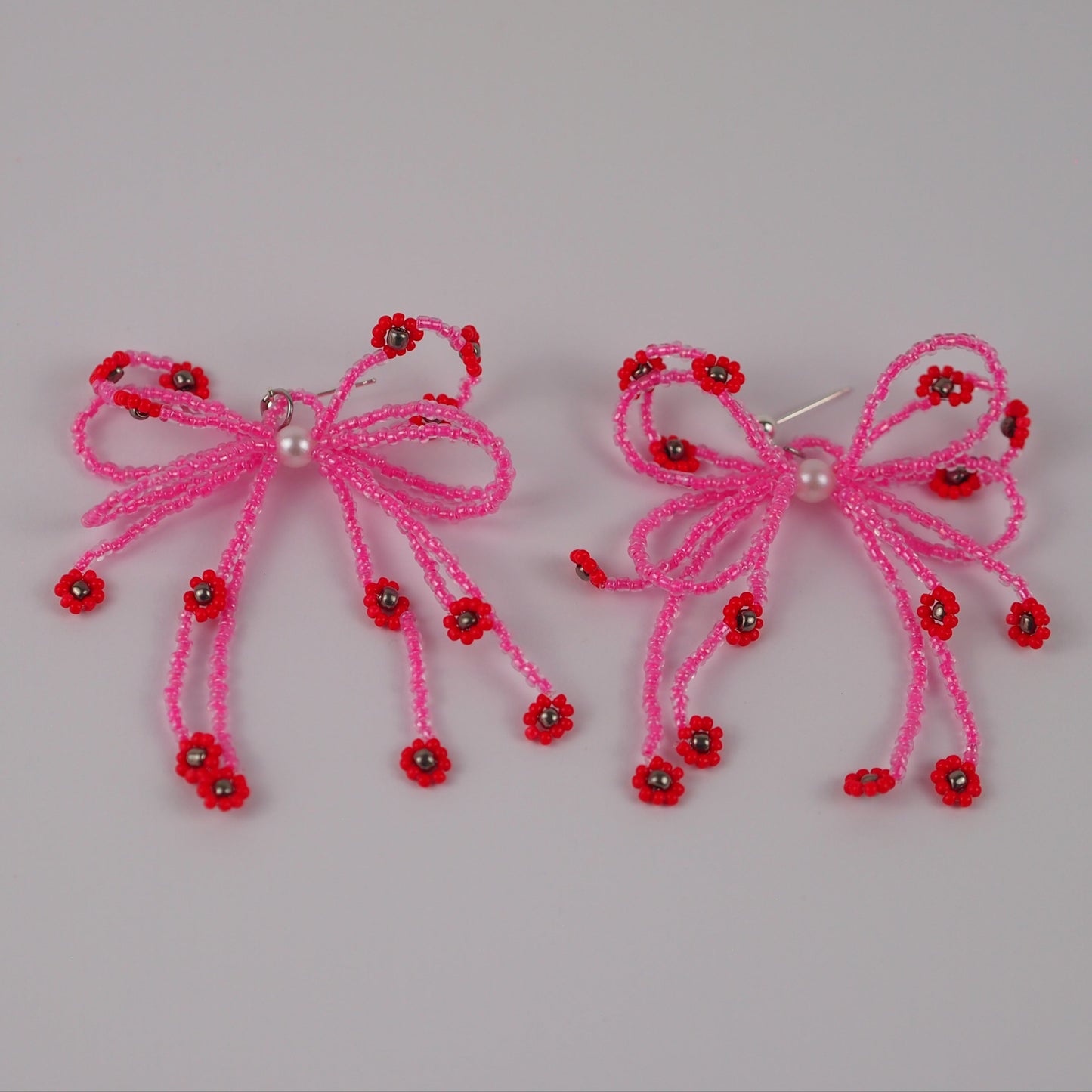 Ribbon Bouquet Earrings