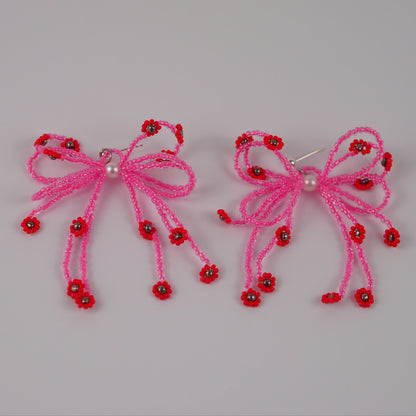 Ribbon Bouquet Earrings