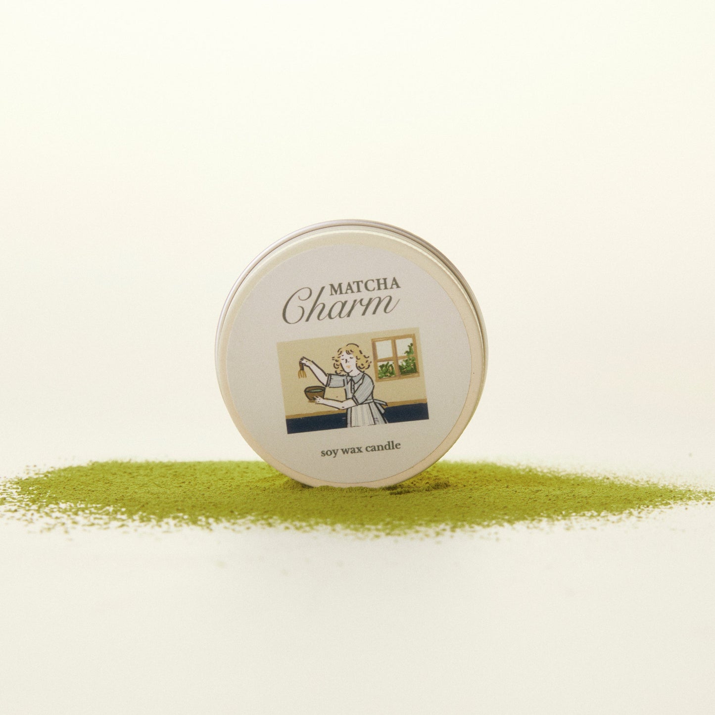 Matcha Charm - Soy Candle (60g)