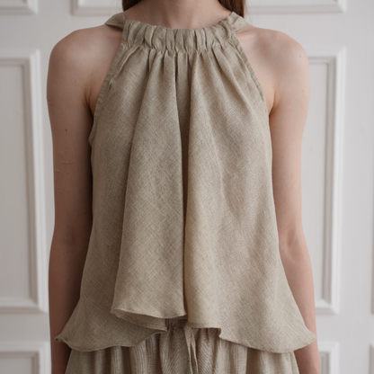 Lucy Tank Top - Beige
