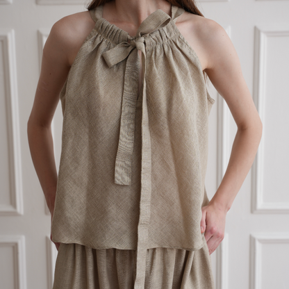 Lucy Tank Top - Beige