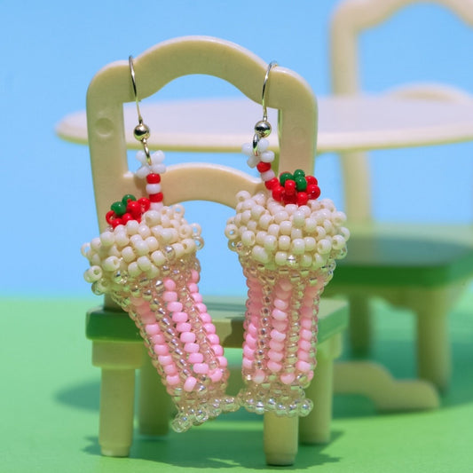 Strawberry Milkshake Earrings