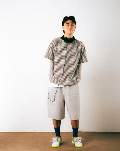 Bodega Striped Tee - Tiramisu