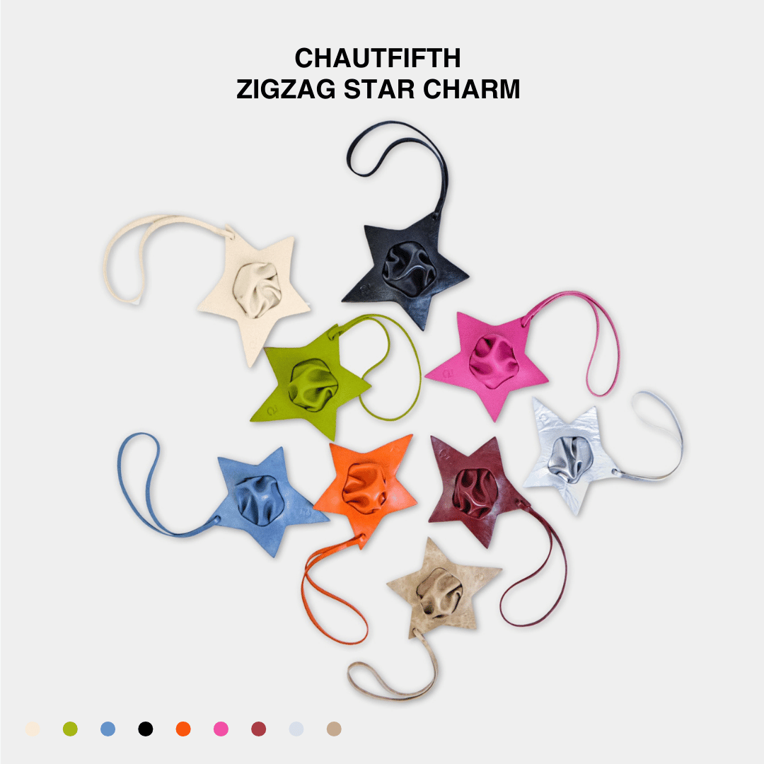 Bag Charm - Zigzag Star - Small