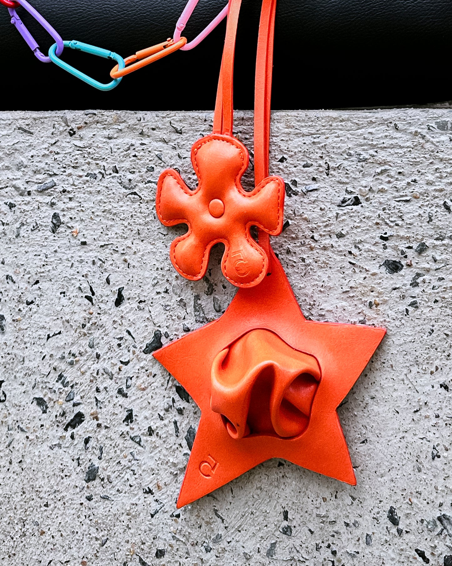 Bag Charm - Zigzag Star - Small