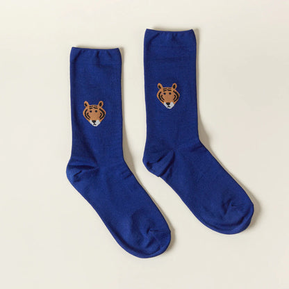 Meet Tiger Socks - Blue