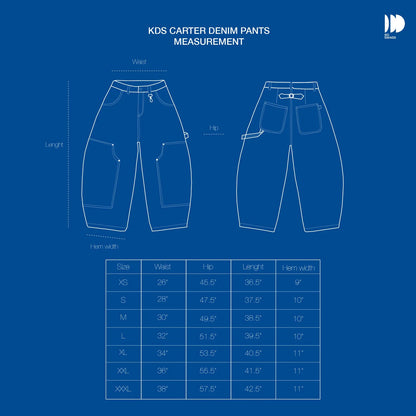 Carter Denim Pants - Dark Denim