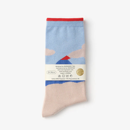 Volcano Socks - Blue