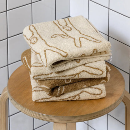 Monkey Face Towel - Ivory