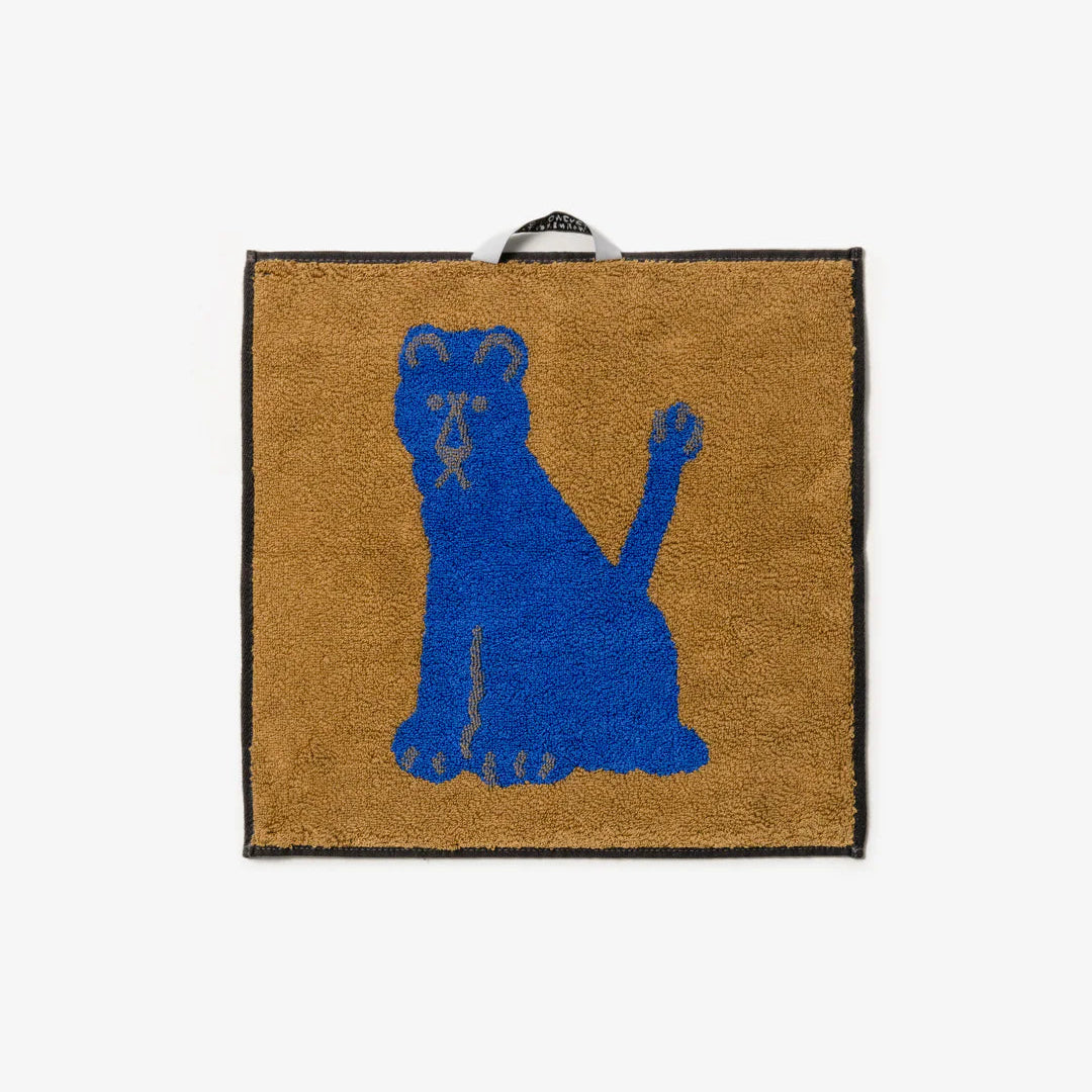 Lioness Hand Towel - Blue