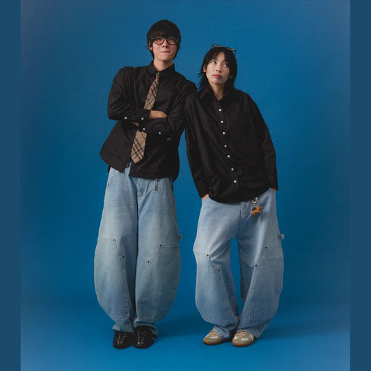 Carter Denim Pants - Faded Light Blue