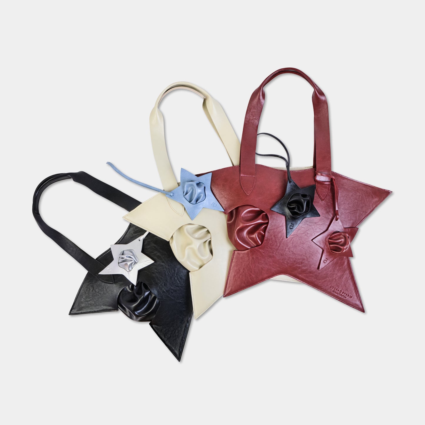 Bag Charm - Zigzag Star - Small